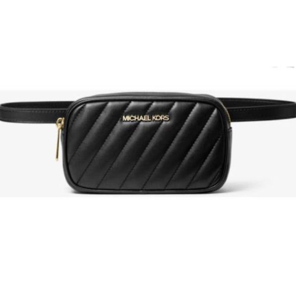 Michael Kors Rose Quilted Convertible Belt Bag - Picture 1 of 5